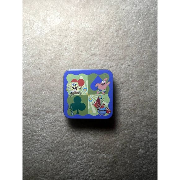2006 Burger King SpongeBob Squarepants Playing Cards with Tin - Picture 1 of 4